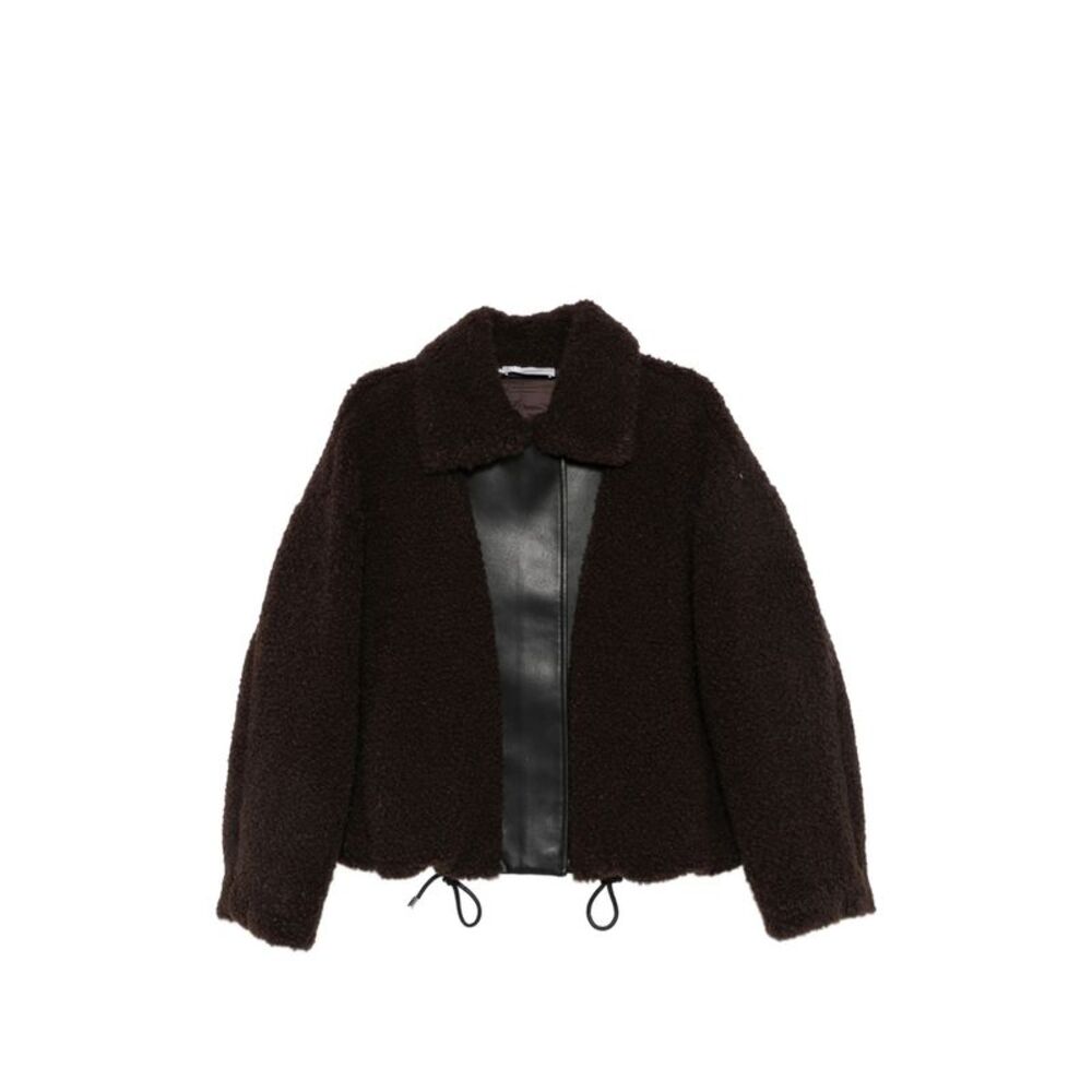 Sportmax Brown Jackets - Faux Fur & Shearling Jackets Women